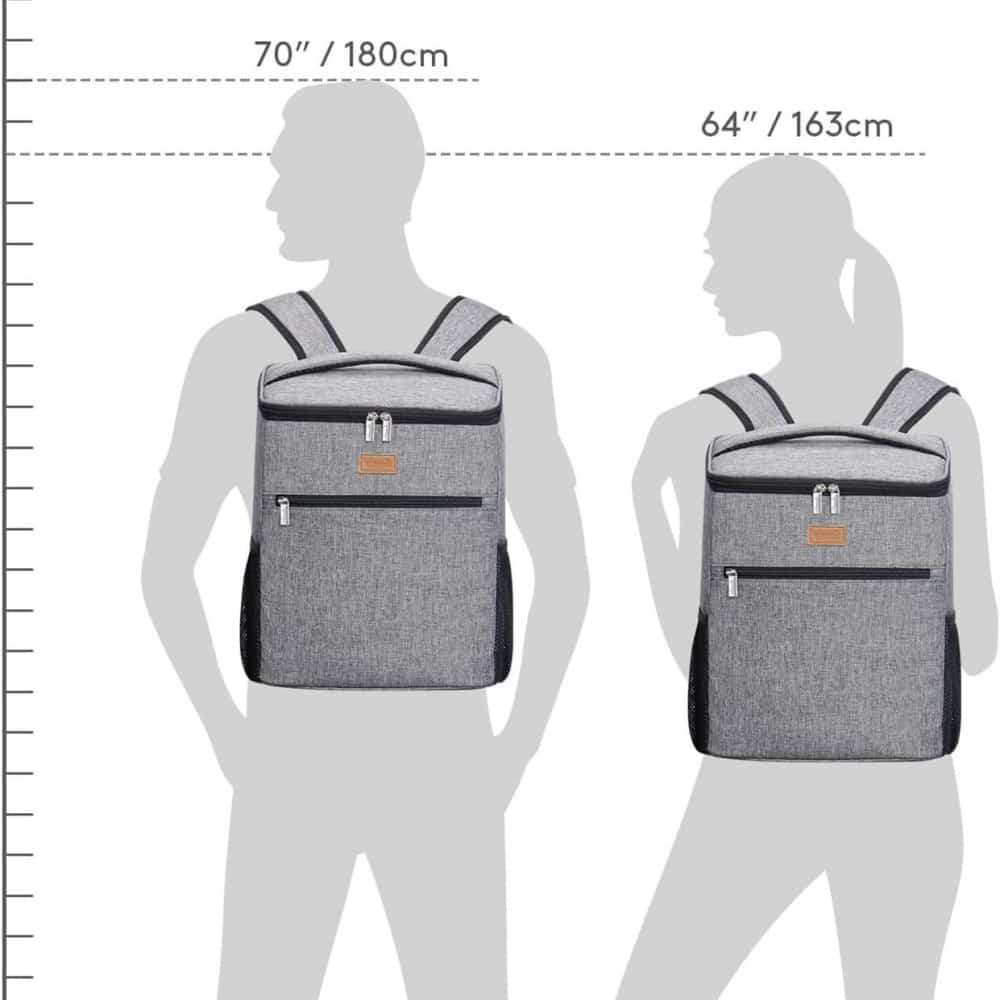Amazon.com: Lifewit Reusable Insulated Lunch Bag for Men, Lunch Box Women,  Portable Cooler Freezable Soft Lunchbox Leakproof with Adjustable Shoulder  Strap for Adult for Work Picnic or Travel, Grey 9L: Home &